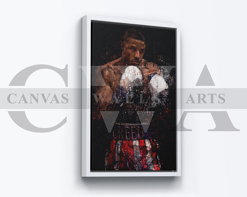 Creed Canvas Wall Art Abstract Movie Poster