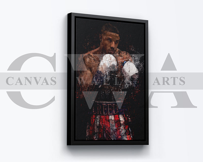 Creed Canvas Wall Art Abstract Movie Poster