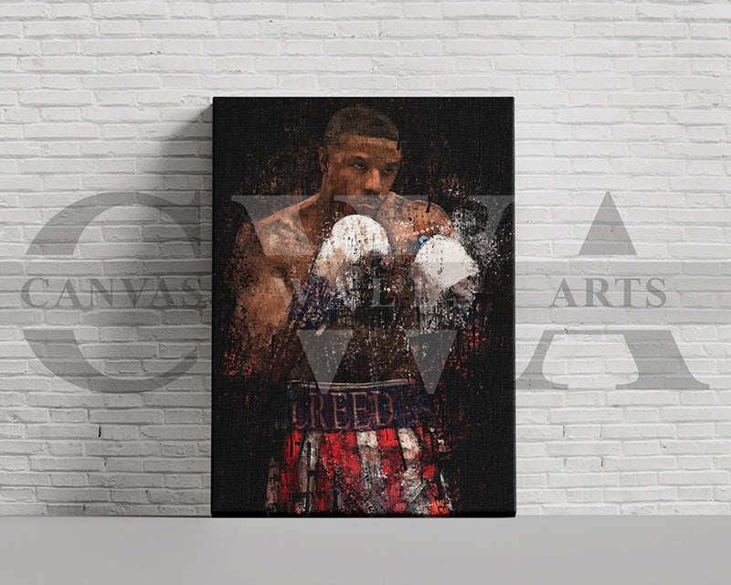 Creed Canvas Wall Art Abstract Movie Poster