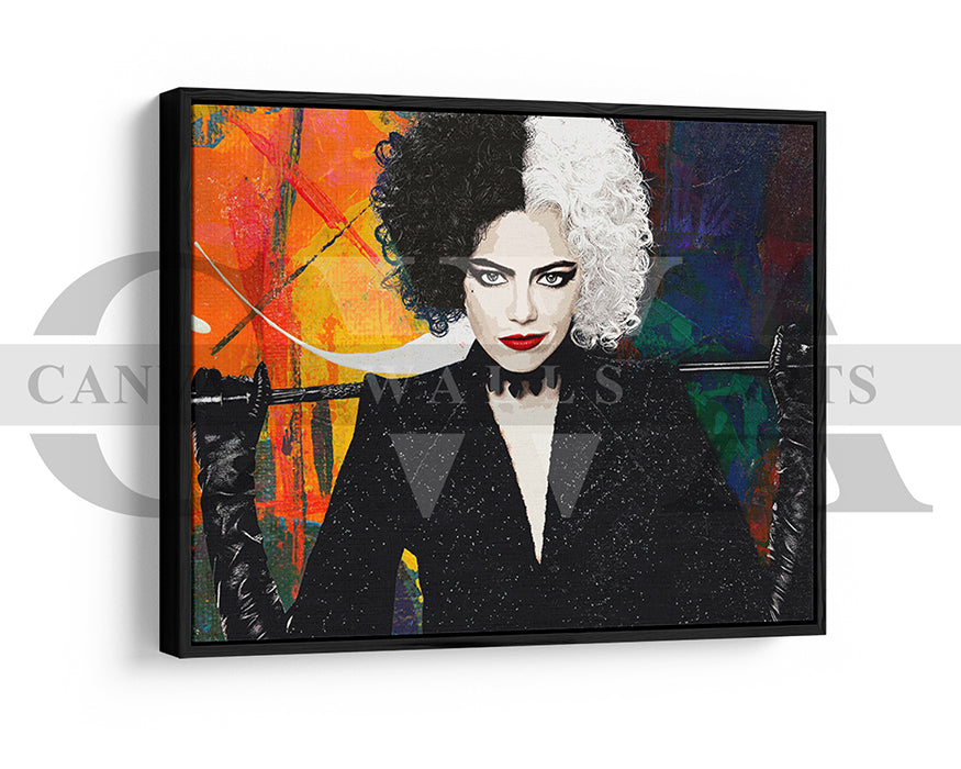 Cruella Canvas Wall Art Movie Poster