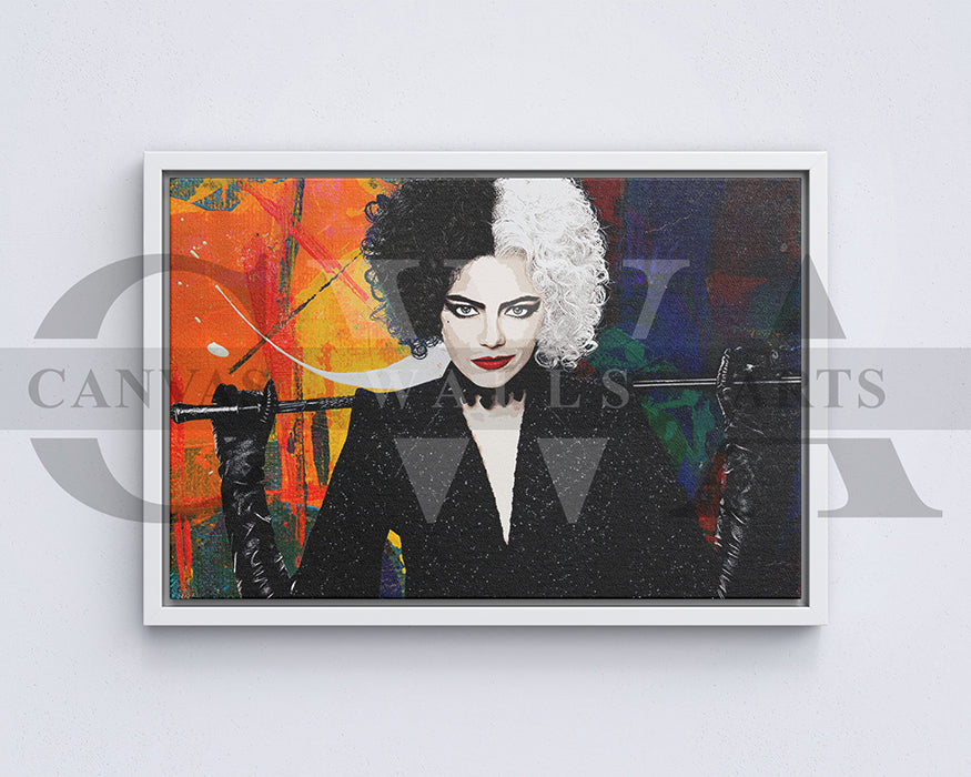 Cruella Canvas Wall Art Movie Poster