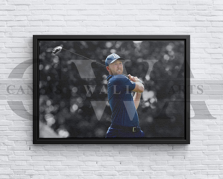 Daniel Berger Black & White Canvas Art Golf Canvas Wall Art