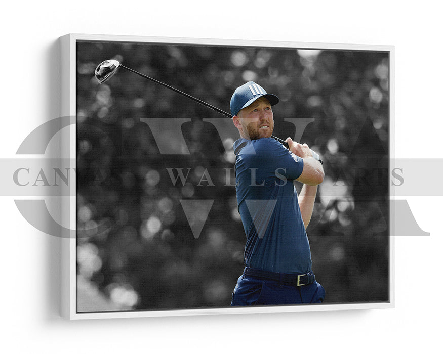 Daniel Berger Black & White Canvas Art Golf Canvas Wall Art
