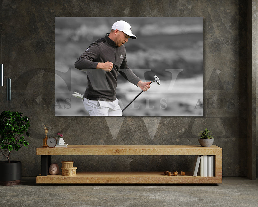Daniel Berger Black & White Canvas Art Golf Canvas Wall Art