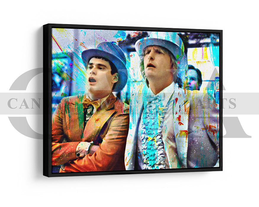 Dapper Harry and Lloyd Canvas Wall Art Movie Poster