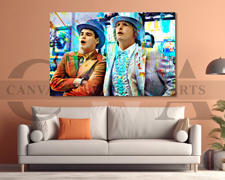 Dapper Harry and Lloyd Canvas Wall Art Movie Poster