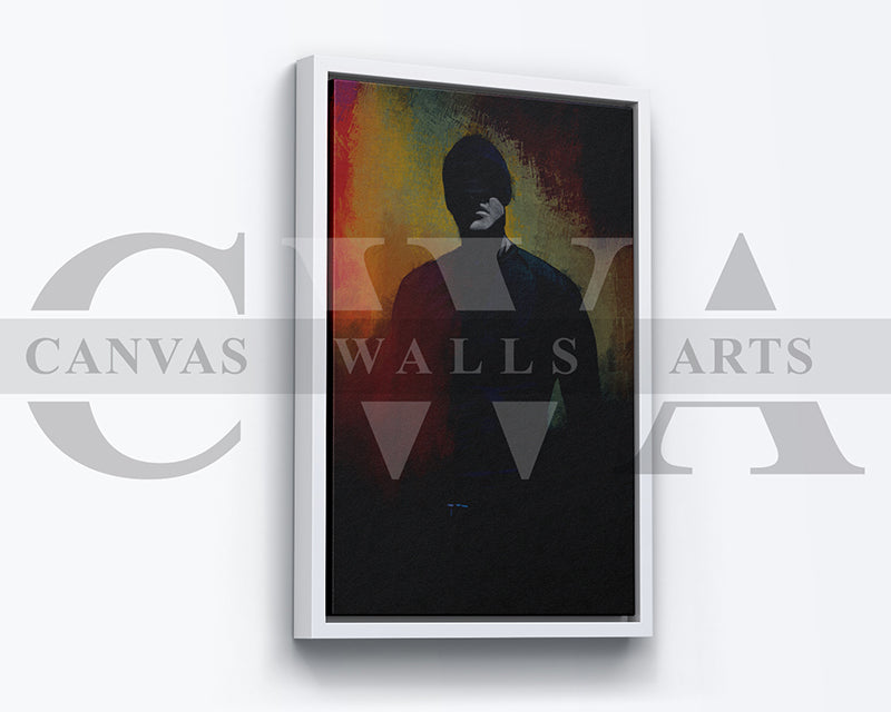 Daredevil Canvas Wall Art Abstract Movie Poster