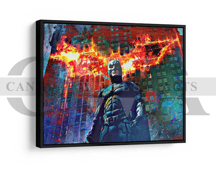 The Dark Knight Canvas Wall Art Movie Poster