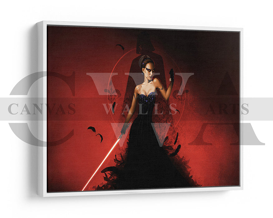 Dark Queen Red Moon Saber Legacy Canvas Wall Art