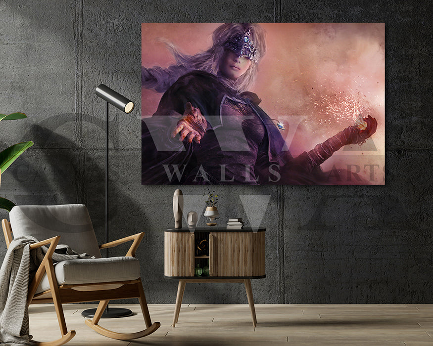 Dark Souls Canvas Wall Art Abstract Game Poster