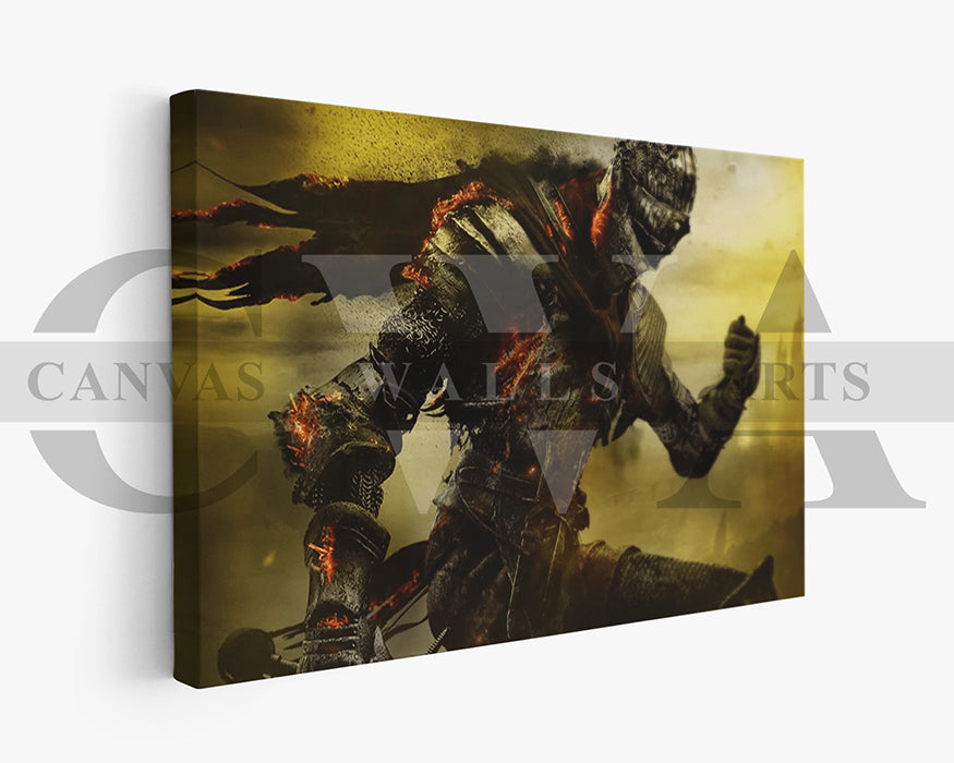 Dark Souls Canvas Wall Art Abstract Game Poster Print