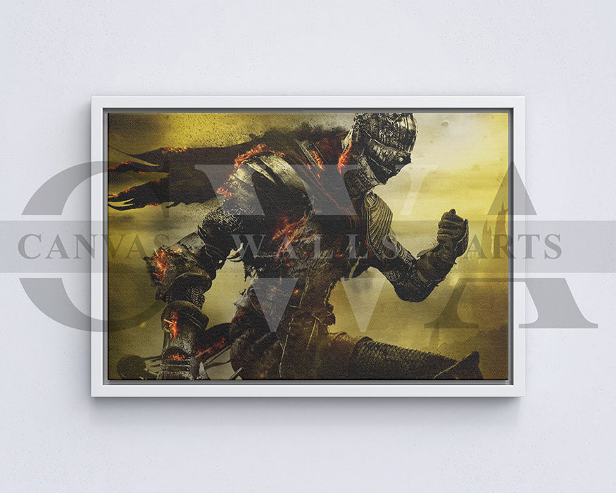 Dark Souls Canvas Wall Art Abstract Game Poster Print