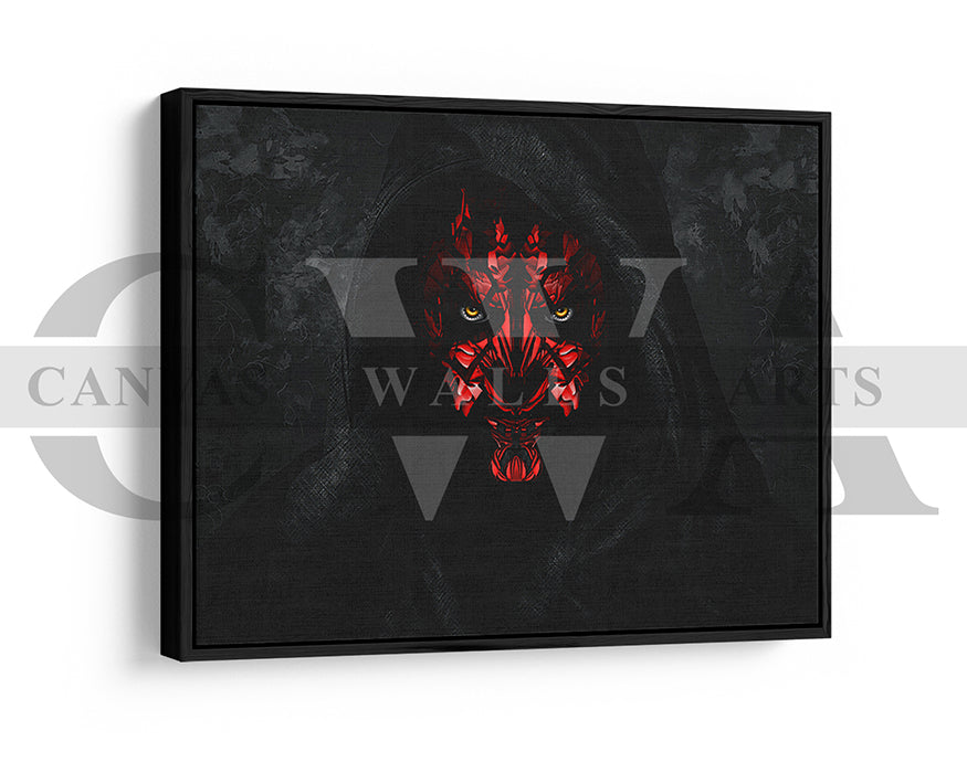 Darth Maul Canvas Wall Art Movie Poster