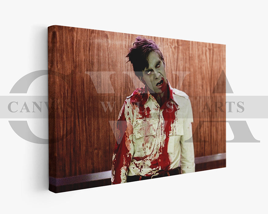 Dawn of the Dead Canvas Wall Art Abstract Movie Poster Print
