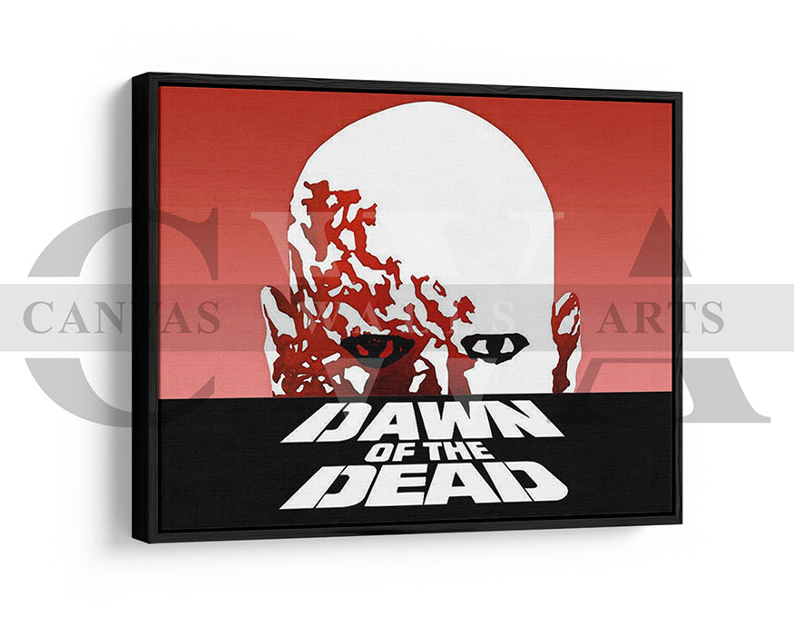 Dawn of the Dead Canvas Wall Art Abstract Movie Poster