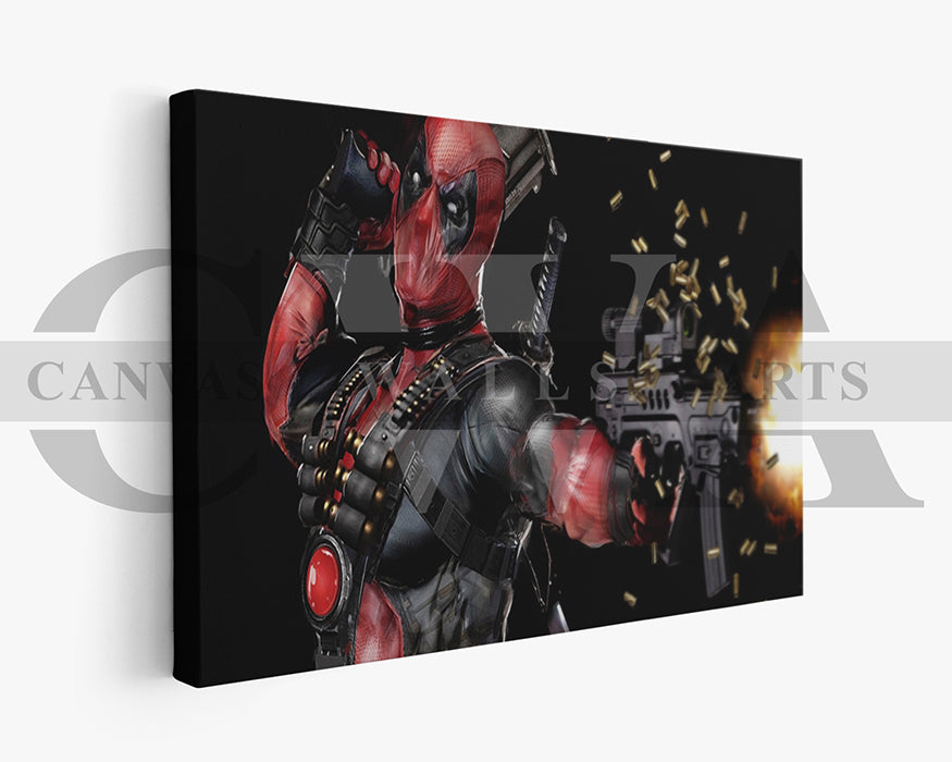 Deadpool Canvas Wall Art Movie Poster