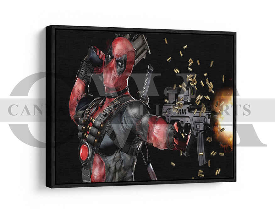 Deadpool Canvas Wall Art Movie Poster