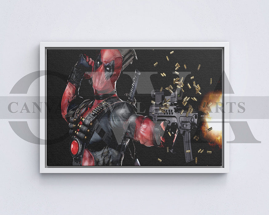 Deadpool Canvas Wall Art Movie Poster
