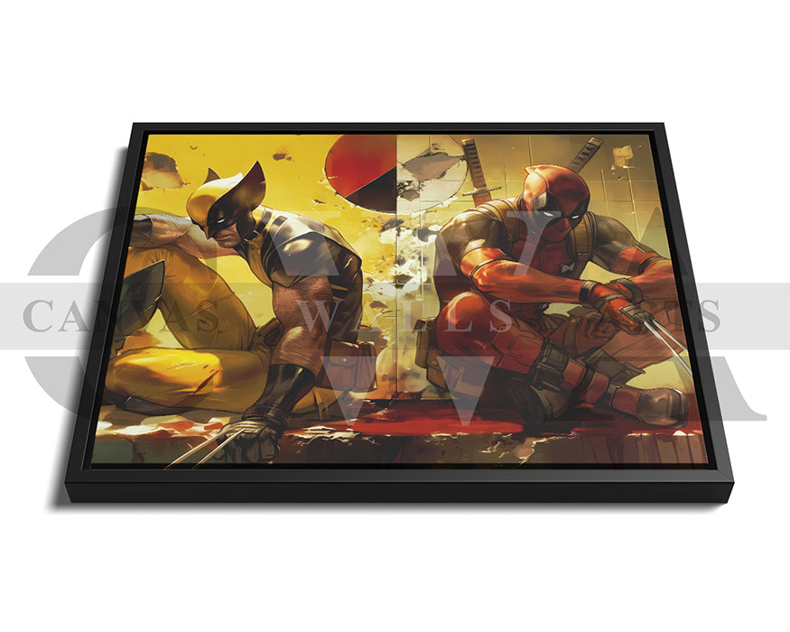 Deadpool & Wolverine The Ultimate Team-Up Canvas Wall Art