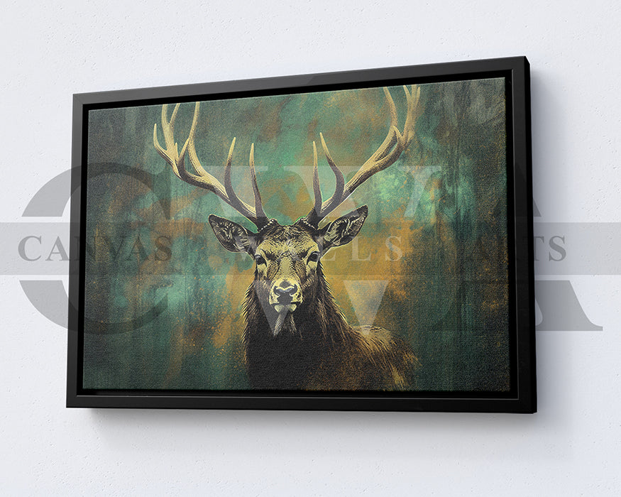 Deer Canvas Painting Wall Art Animal Poster Print