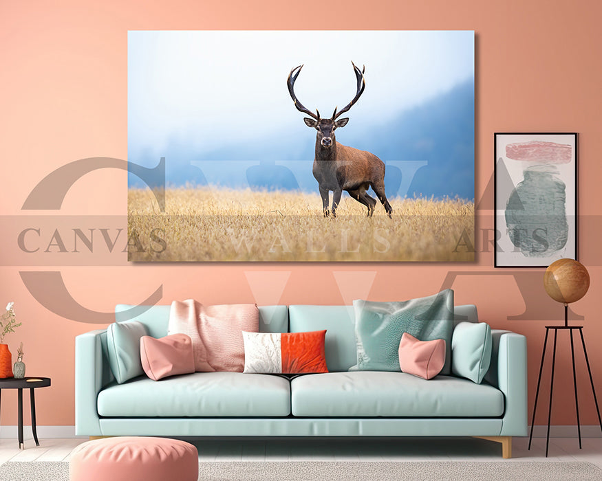 Deer Canvas Wall Art Animal Poster Prints