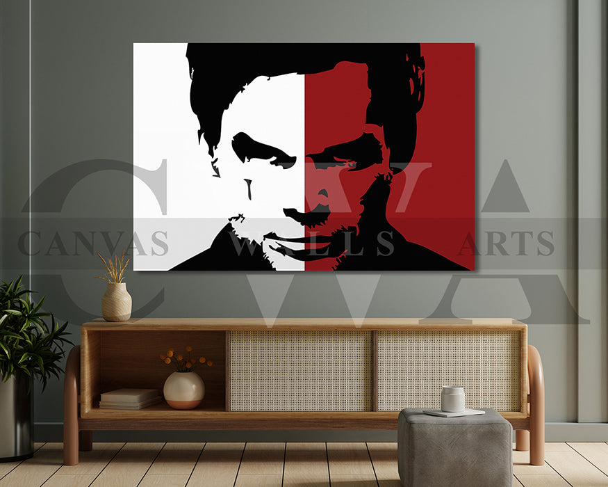 Dexter Canvas Wall Art Abstract Movie Poster