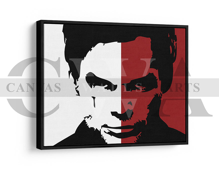 Dexter Canvas Wall Art Abstract Movie Poster