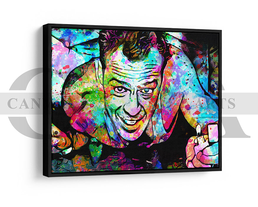 Die Hard Canvas Wall Art Abstract Movie Poster