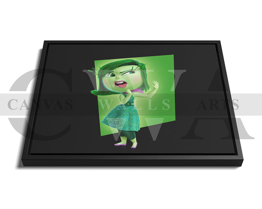 Disgust from Inside Out 2 Canvas Wall Art