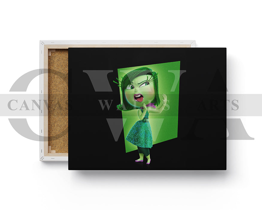 Disgust from Inside Out 2 Canvas Wall Art