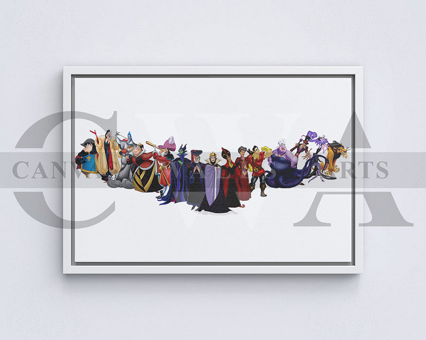 Disney Villains Canvas Wall Art