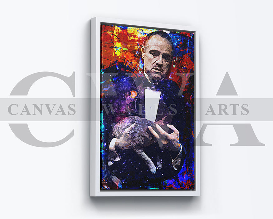 Vito Corleone Canvas Wall Art