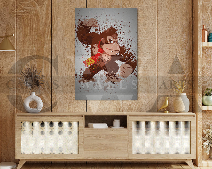Donkey Kong Canvas Wall Art