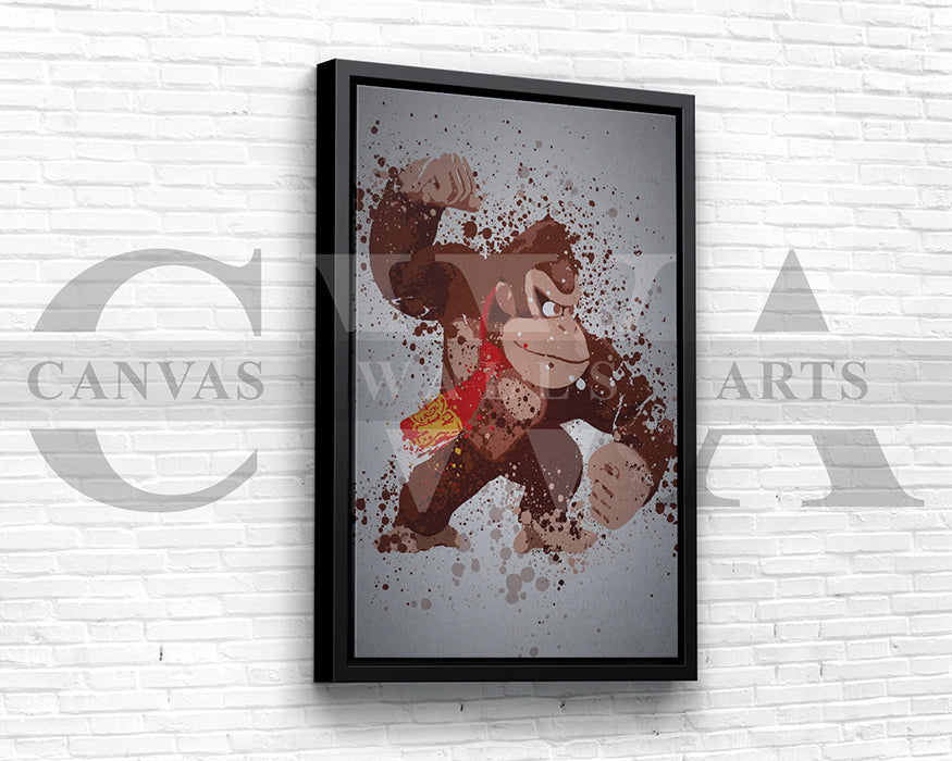 Donkey Kong Canvas Wall Art