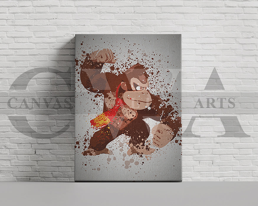 Donkey Kong Canvas Wall Art