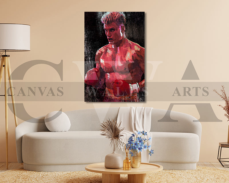 Drago Canvas Wall Art Abstract Movie Poster