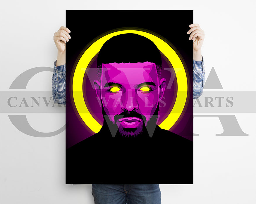 Drake Canvas Wall Art