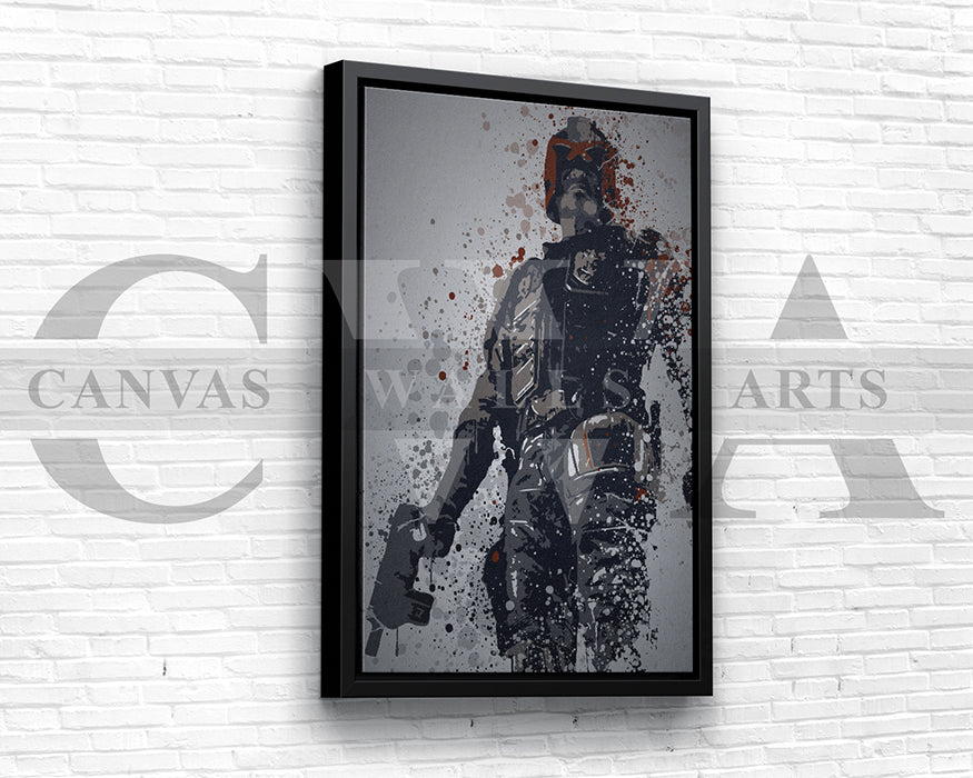 Dredd Canvas Wall Art