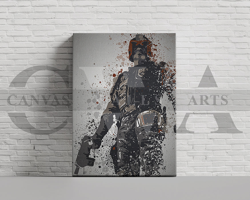 Dredd Canvas Wall Art