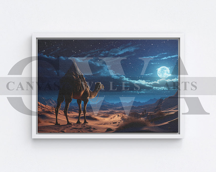 Dune Camel Canvas Wall Art Animal Poster Print