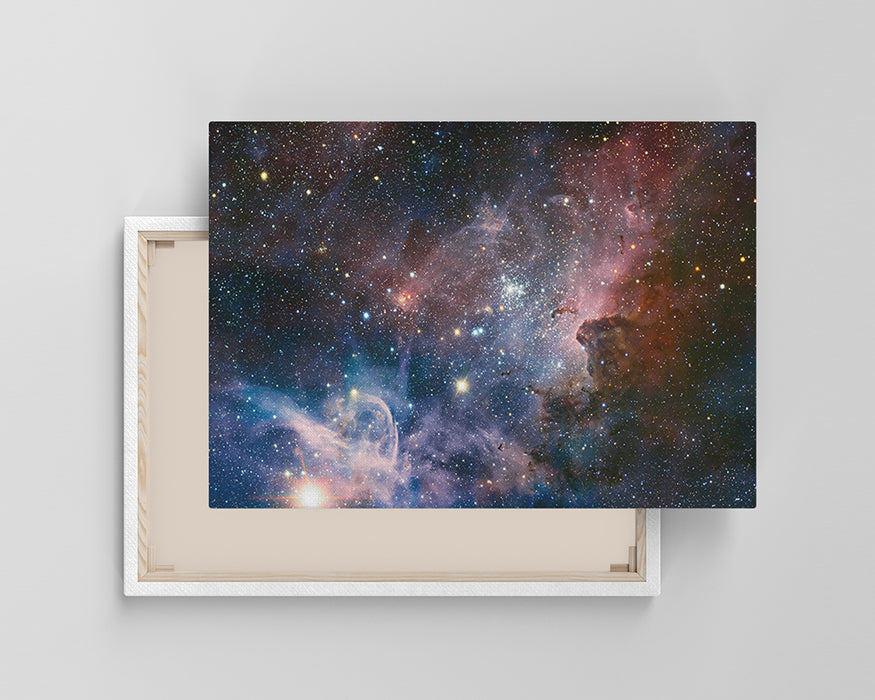 ESO’s VLT reveals the Carina Nebula's hidden secrets Galaxy Canvas Wall Art