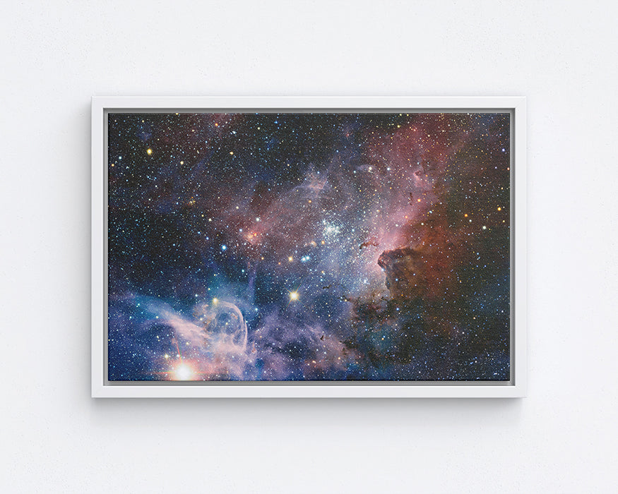 ESO’s VLT reveals the Carina Nebula's hidden secrets Galaxy Canvas Wall Art