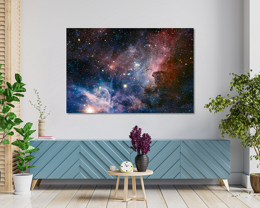 ESO’s VLT reveals the Carina Nebula's hidden secrets Galaxy Canvas Wall Art
