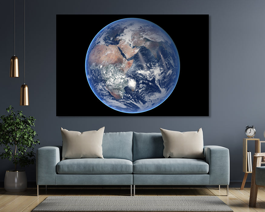 Earth Canvas Wall Art Print