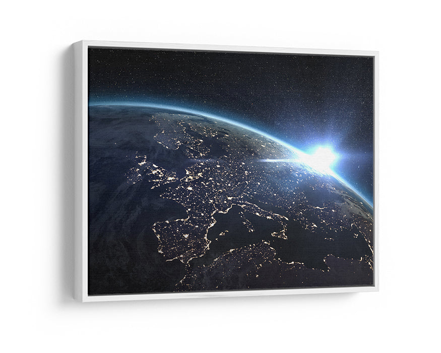 Earth Galaxy Canvas Print