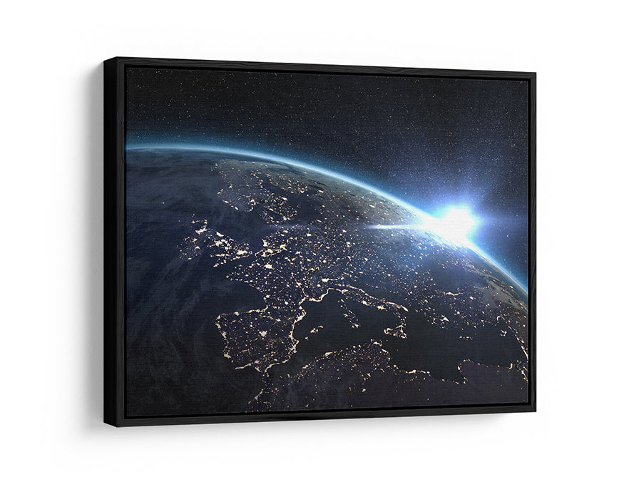 Earth Galaxy Canvas Print
