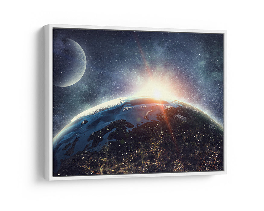 Earth Large Canvas Wall Art