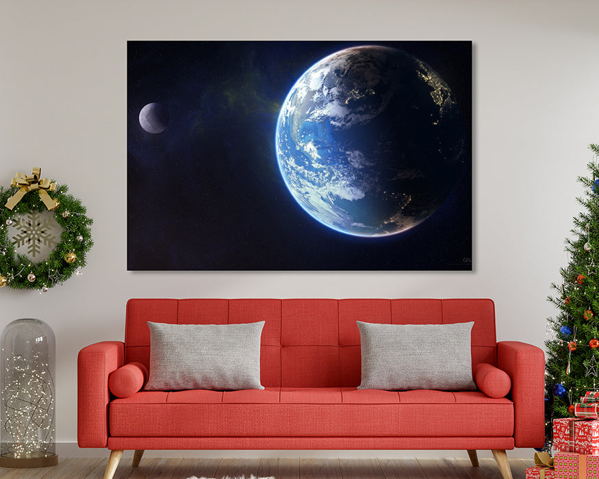 Earth Wall Art Canvas Print
