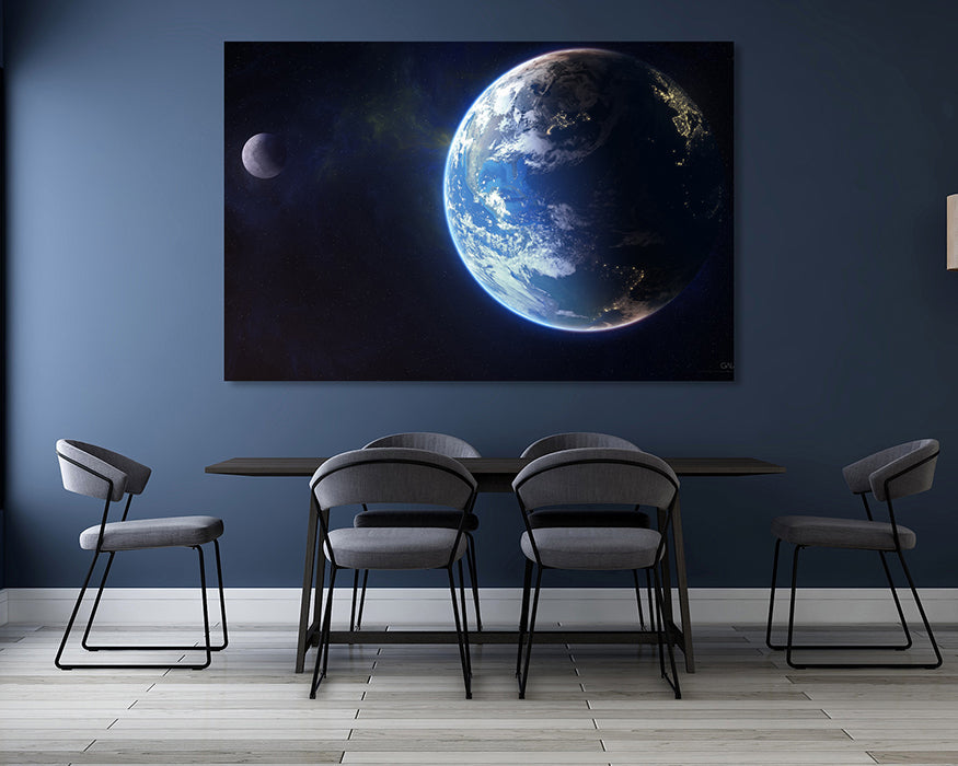 Earth Wall Art Canvas Print