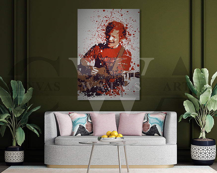Ed Sheeran Canvas Wall Art
